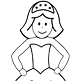 Coloriage princesse