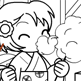 Coloriage bonbons
